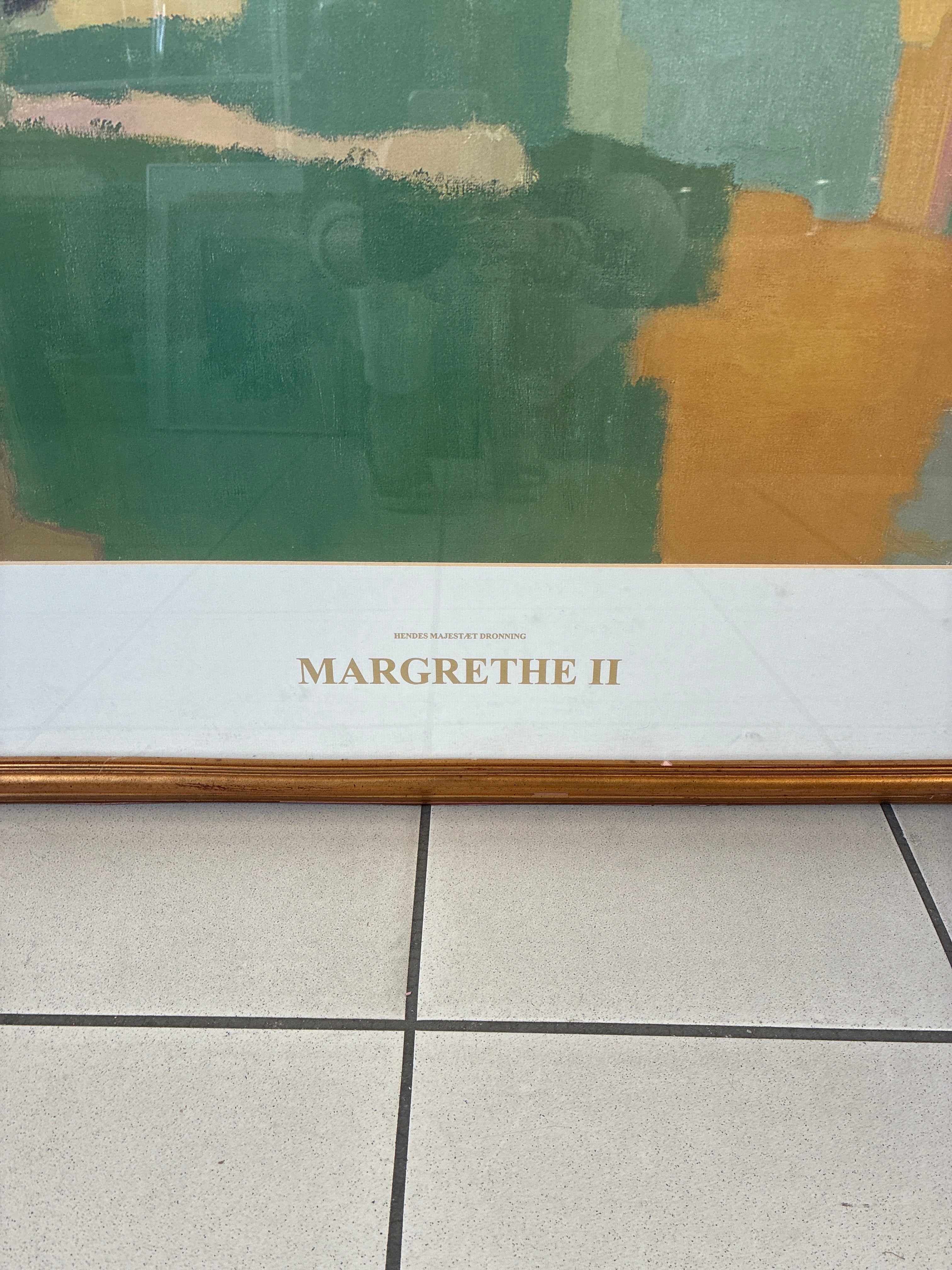 Dronning Margrethe tryk